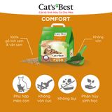  Cát gỗ vệ sinh hữu cơ Cat's Best Comfort | Tốt cho mèo con | Không vón cục | Xả được trong toilet 