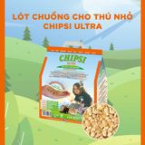  Cát gỗ vệ sinh hữu cơ cho thú nhỏ Chipsi Ultra | Thấm hút chất lỏng và mùi hôi xuất sắc | Không bụi | An toàn khi nuốt phải 