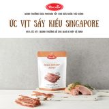  Thịt sấy kiểu Singapore Bowwow | Chứa 95% thịt tươi | Giàu protein | Phục hồi năng lượng | Tăng cường khả năng miễn dịch 