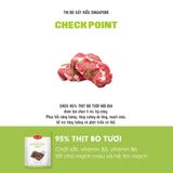  Thịt sấy kiểu Singapore Bowwow | Chứa 95% thịt tươi | Giàu protein | Phục hồi năng lượng | Tăng cường khả năng miễn dịch 