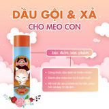  Dầu gội và xả cho mèo Lee&Webster | 100% thiên nhiên | Da sạch khoẻ | Lông bóng mượt | Giảm rụng, xơ rối 