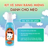  Xịt vệ sinh răng miệng cho mèo Lee&Webster | 100% thiên nhiên | Hơi thở thơm mát | Ngừa sâu răng | Sạch vôi răng 