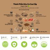  Thức ăn hạt mềm hữu cơ Origi-7 | 7-FREE | Phát triển cơ xương toàn diện | Ngăn ngừa tiêu chảy | Chống lão hóa 