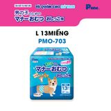  Tã quần cho chó đực P.one | Siêu thấm hút | Thoáng khí, không hầm bí | Chống tràn | Nhiều kích thước vừa vặn với cơ thể 