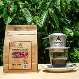  Cà phê bột pha phin AEROCO Blend nguyên chất 100% rang mộc hậu vị ngọt thơm quyến rũ, gói 250g 