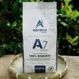  Cà phê AEROCO hạt rang A7 (100% robusta) nguyên chất 100% rang mộc hậu vị ngọt thơm quyến rũ, gói 500g phù hợp pha máy và pha phin 
