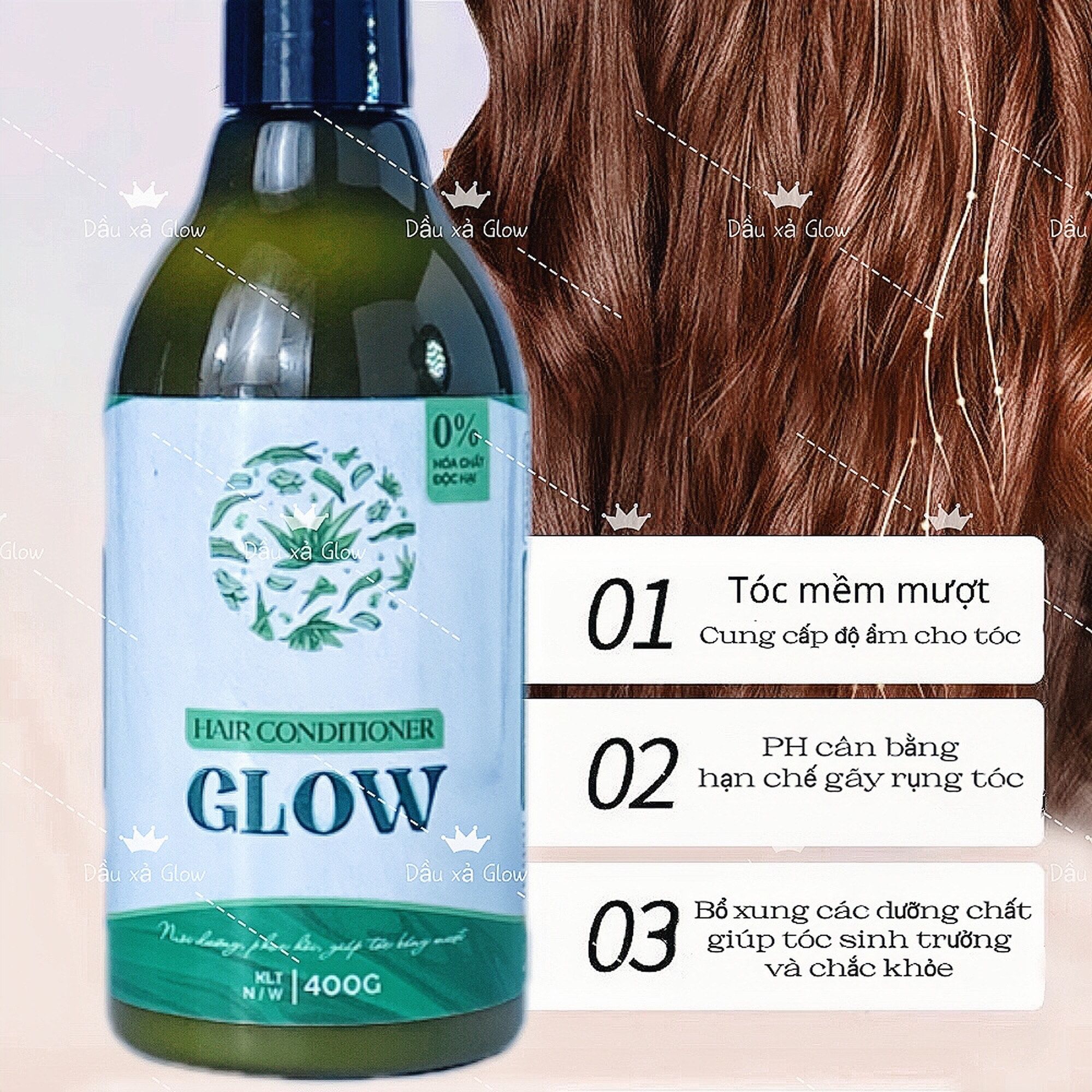 COMBO GỘI (400 Gram) - XẢ (400 Gram) DƯỢC LIỆU GLOW