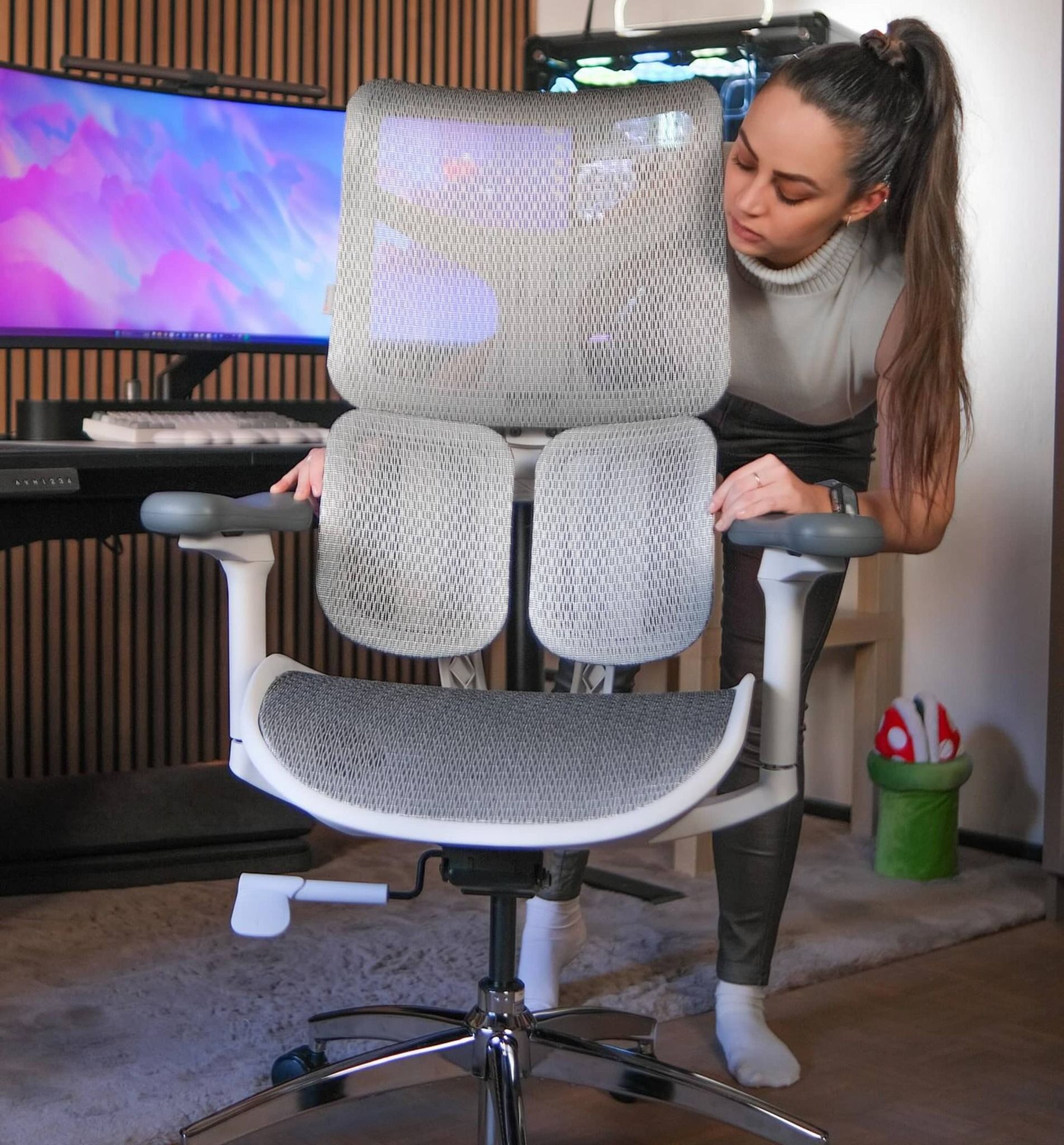  Ghế Công Thái Học Sihoo Doro S100 Ergonomic Chair (tặng kèm gác chân) 