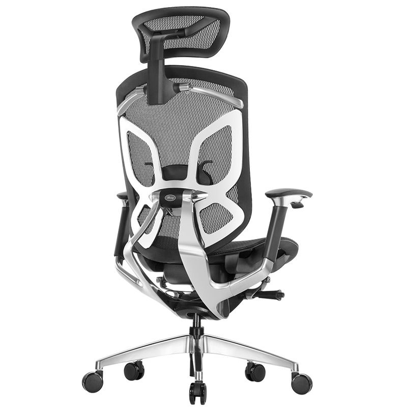  Ghế Công Thái Học Ergonomic GTchair Dvary Butterfly Đen - Xám - Hồng (Tặng Phụ Kiện Mắc Áo) 