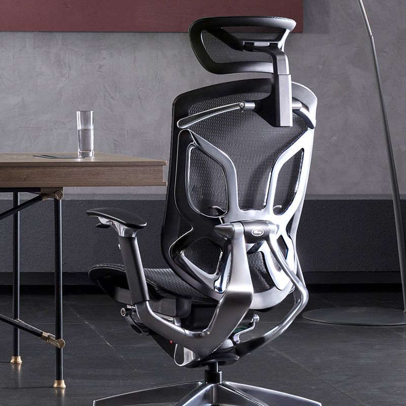  Ghế Công Thái Học Ergonomic GTchair Dvary Butterfly Đen - Xám - Hồng (Tặng Phụ Kiện Mắc Áo) 