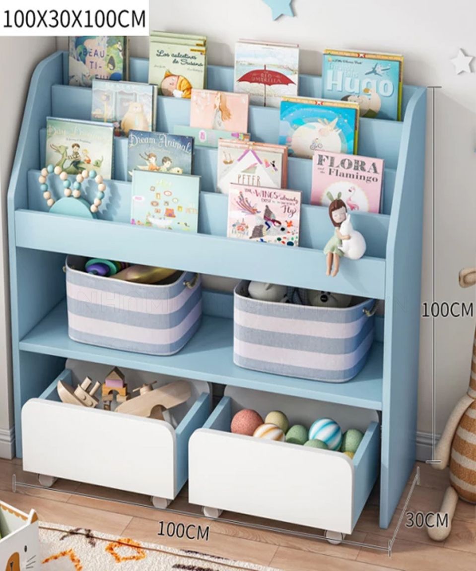 Kệ sách trẻ em KSTE1004-MA