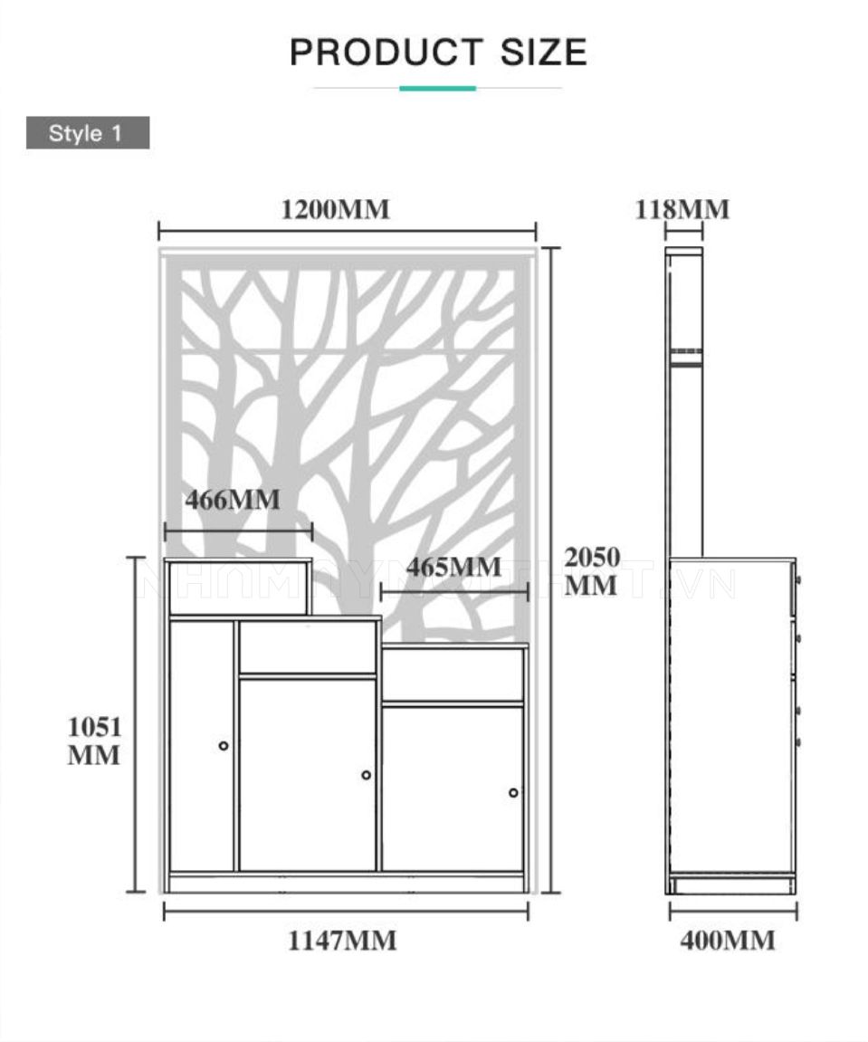 Vách ngăn VN-KTT1005-MA