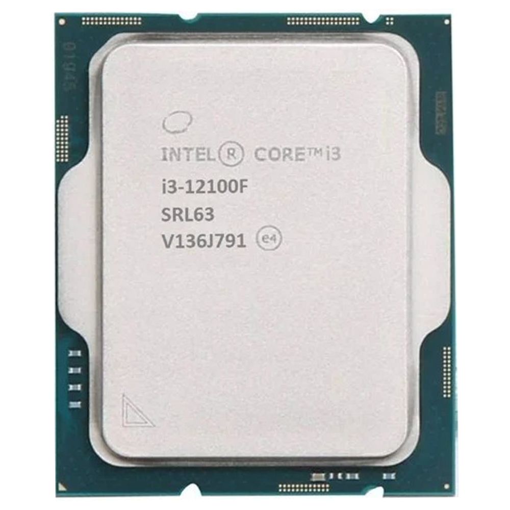 CPU Intel Core I3 12100F TRAY (3.3GHz turbo up to 4.3GHz, 4 nhân 8 luồng, 12MB Cache, 58W) - Socket 1700