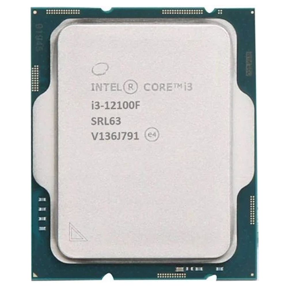  CPU Intel Core I3 12100F TRAY (3.3GHz turbo up to 4.3GHz, 4 nhân 8 luồng, 12MB Cache, 58W) - Socket 1700 