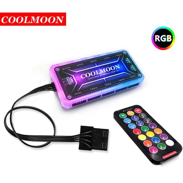  HUB COOLMON RGB + REMOTE 