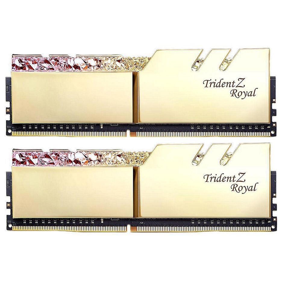 KIT RAM DDR4 G.SKILL TRIDENT Z ROYAL 16GB 8GBX2 3000 GOLD