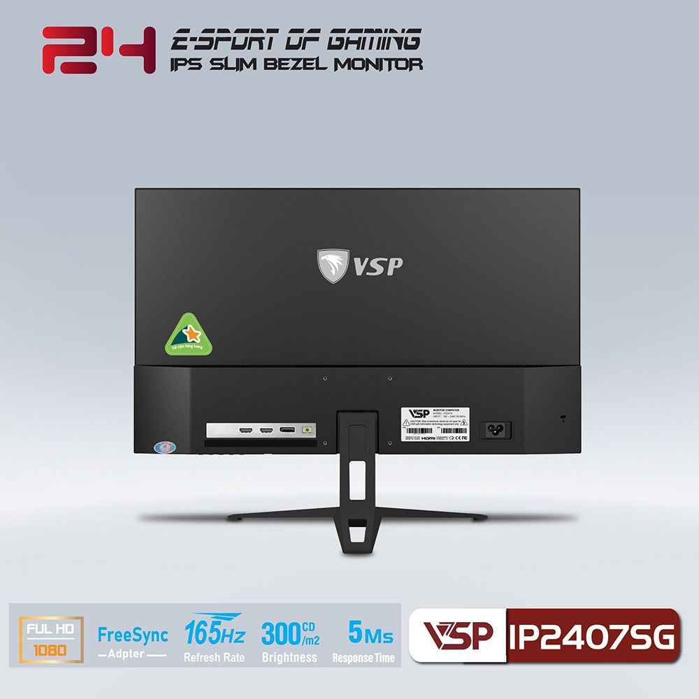 Màn hình VSP 24inch 100hz IPS BLACK IP2407SG