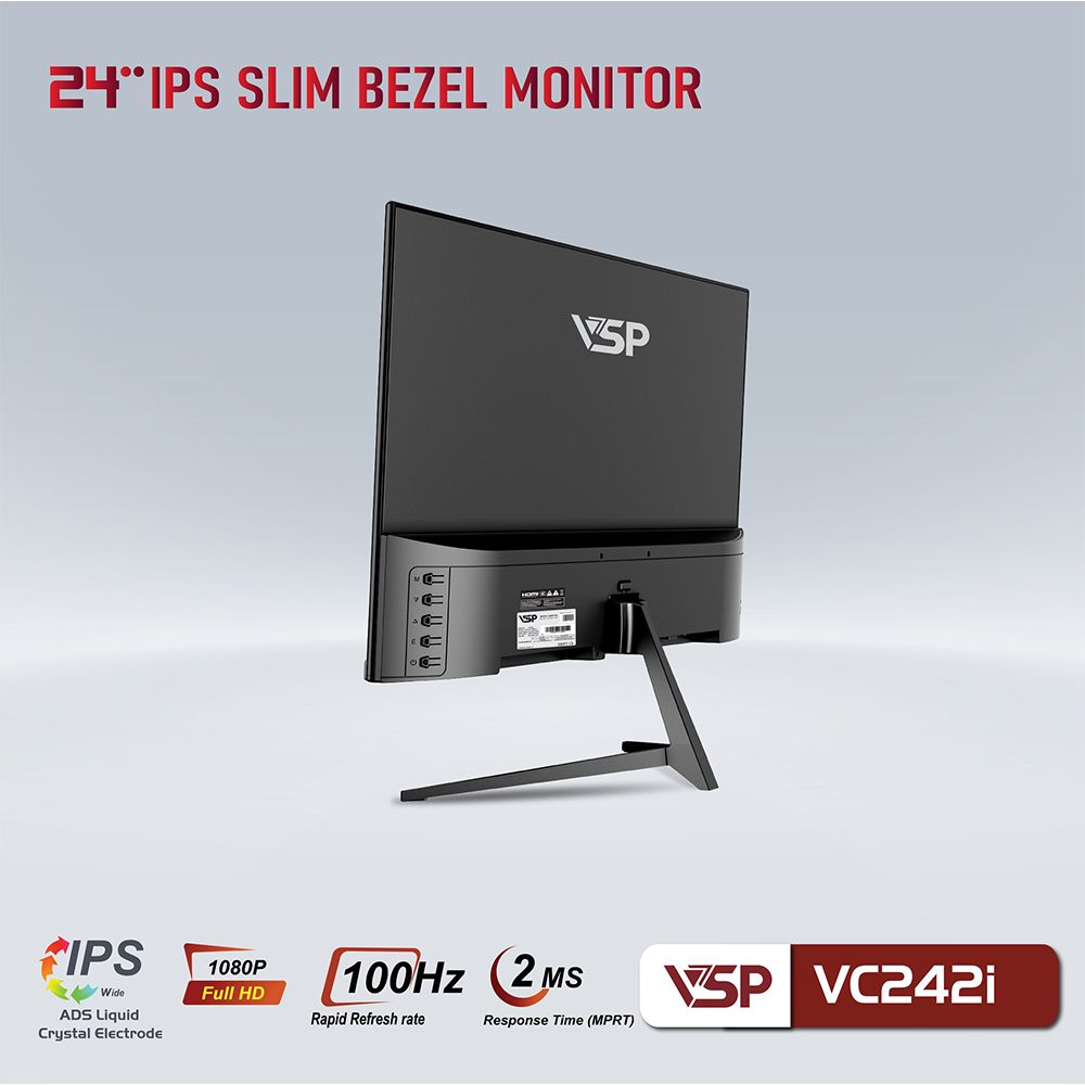 Màn hình VSP 24inch 100Hz IPS BLACK VC242i