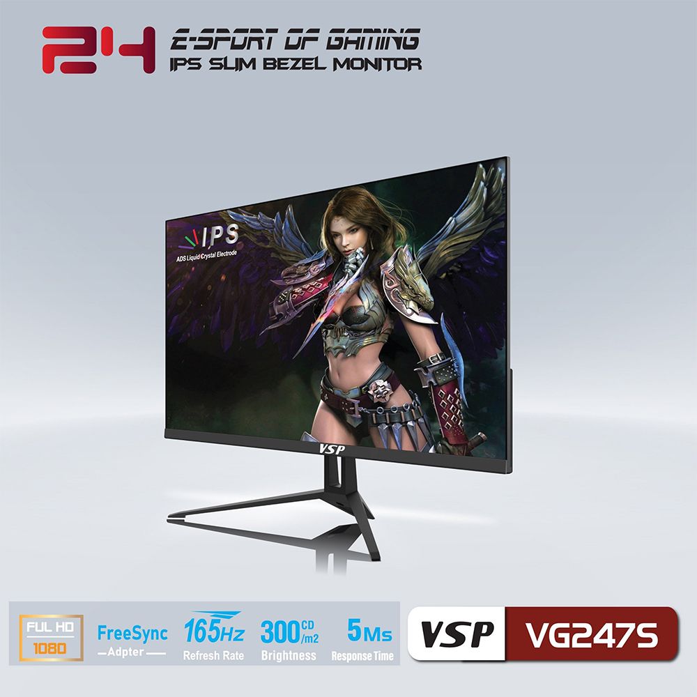 Màn Hình VSP VG247S 24inch IPS 165Hz Freesync