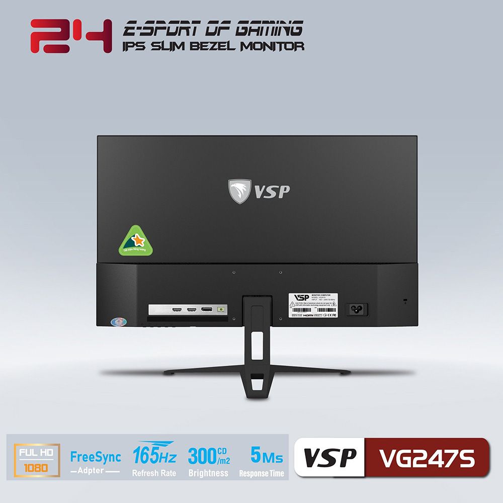 Màn Hình VSP VG247S 24inch IPS 165Hz Freesync