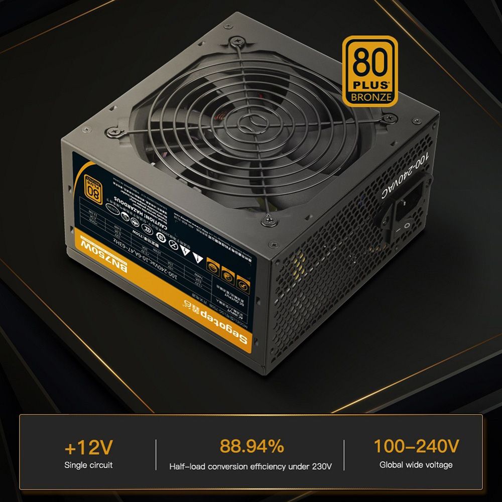  Nguồn Segotep BN750W 80 Plus Bronze PCIE 5 (SG-750B) 