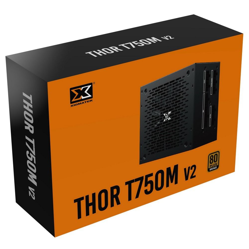  Nguồn Xigmatek Thor T750M V2 Full Modular 750W 80Plus Bronze 