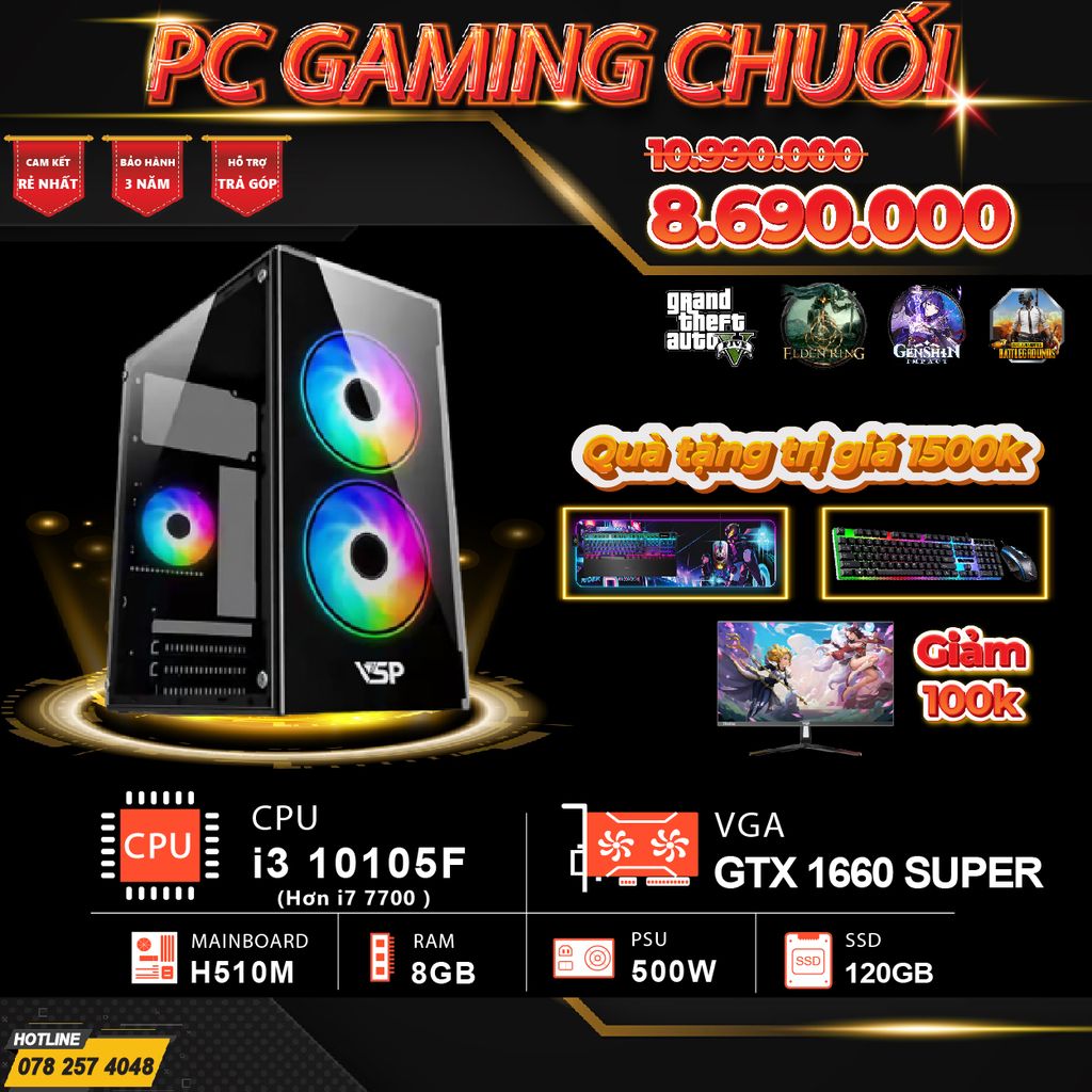 PC GAMING CHUỐI