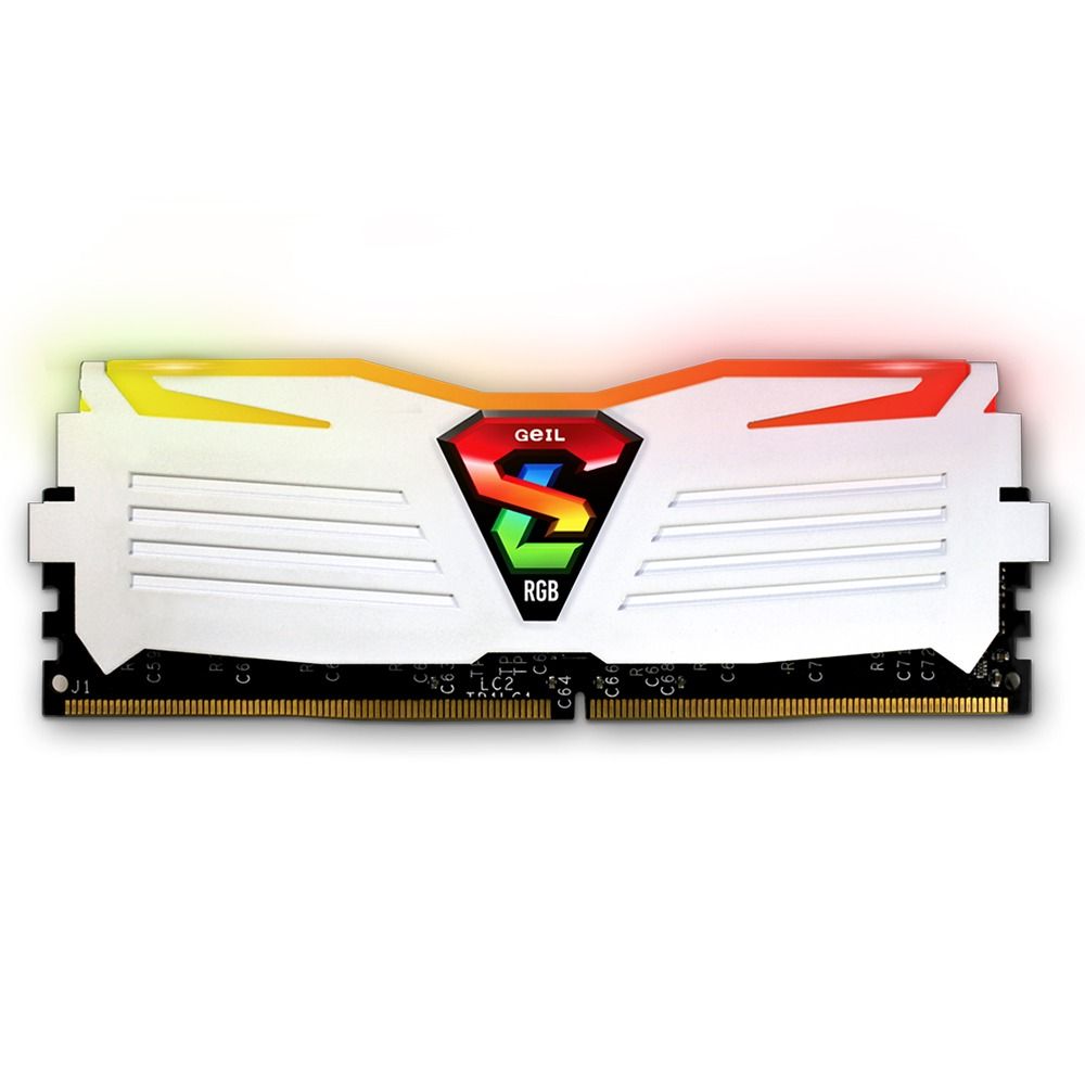  Ram GEIL Super Luce White 16GB DDR4 3200MHz Tản Nhiệt 