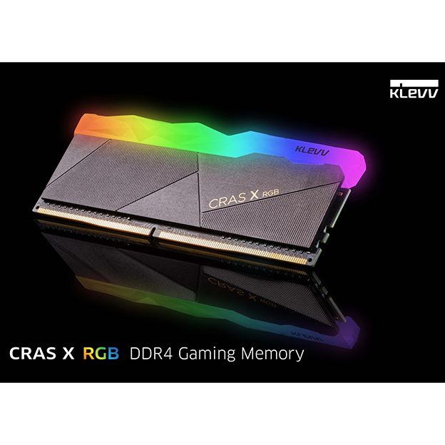 Kit Ram DDR4 Klevv Cras X RGB 16GB 8GBX2 3200