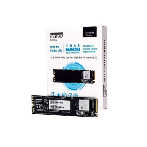  SSD 512GB KLEVV CRAS C710 NVME GEN 3x4 (2050MB/s - 1650MB/s) - (K512GM2SP0-C71) 