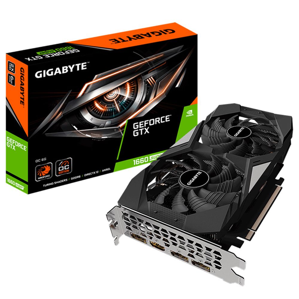  VGA GIGABYTE GTX 1660 Super 6G GDDR6 ( GV-N166SOC-6GD ) 