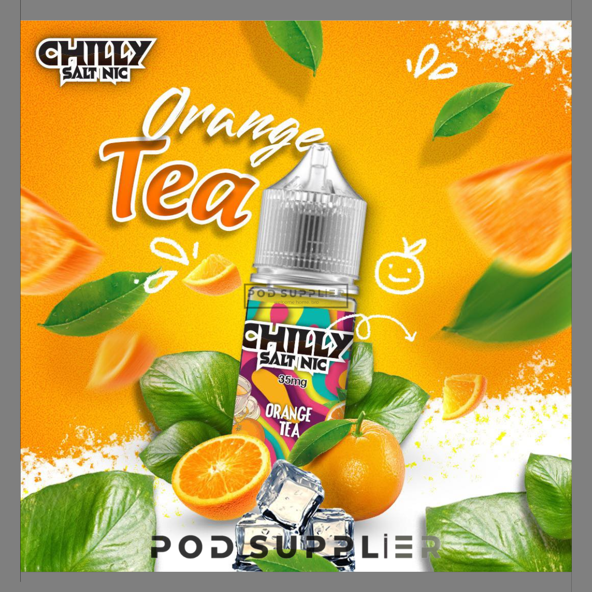  Orange Tea ( Trà Cam ) By Chilly Salt Nic 30ML 