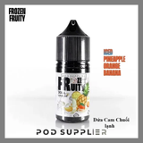  ICED PINEAPPLE ORANGE BANANA ( Dứa Cam Chuối lạnh ) by FROZEN FRUITY Salt Nic 30ML 