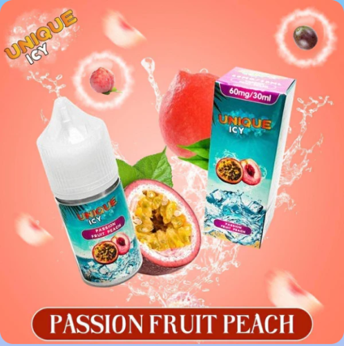  Passionfruit Peach ( Chanh Dây Đào Lạnh ) By Unique Icy Salt Nic 30ML 