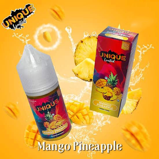  Mango Pineapple ( Xoài Dứa Lạnh ) By Unique Limited  Salt Nic 30ML 