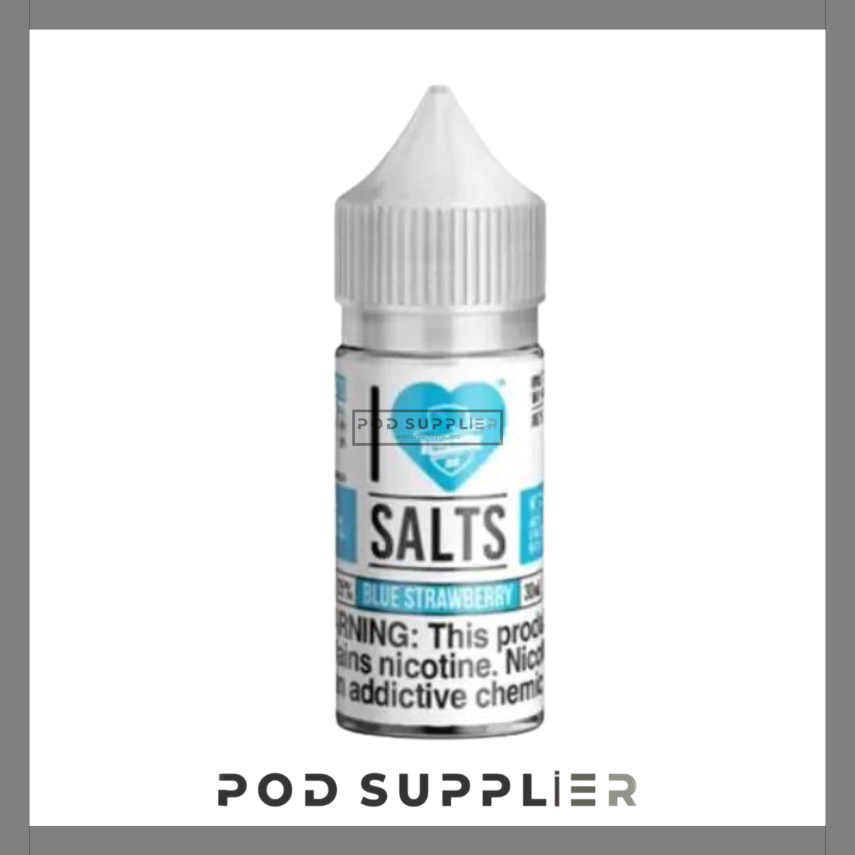  Blue Strawberry ( Dâu Tây Việt Quất ) By I Love Salts By Mad Hattter Salt Nic 