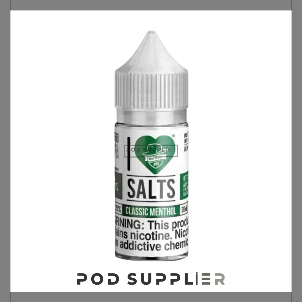  Classic Methol ( Bạc Hà Lạnh ) By I Love Salts By Mad Hatter Salt Nic 