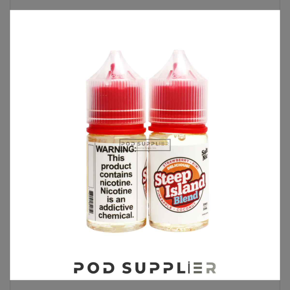  Island Blend ( Dứa Dừa Kiwi Dâu ) By Steep Vapor Salt Nic 30ML 