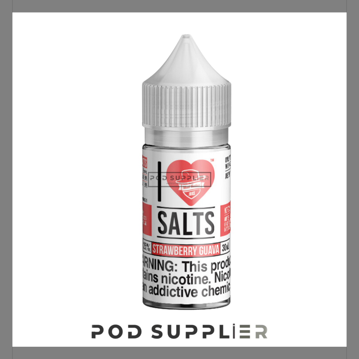  Strawberry Guava ( Dâu Ổi ) By I Love Salts by Mad Hatter Salt Nic 