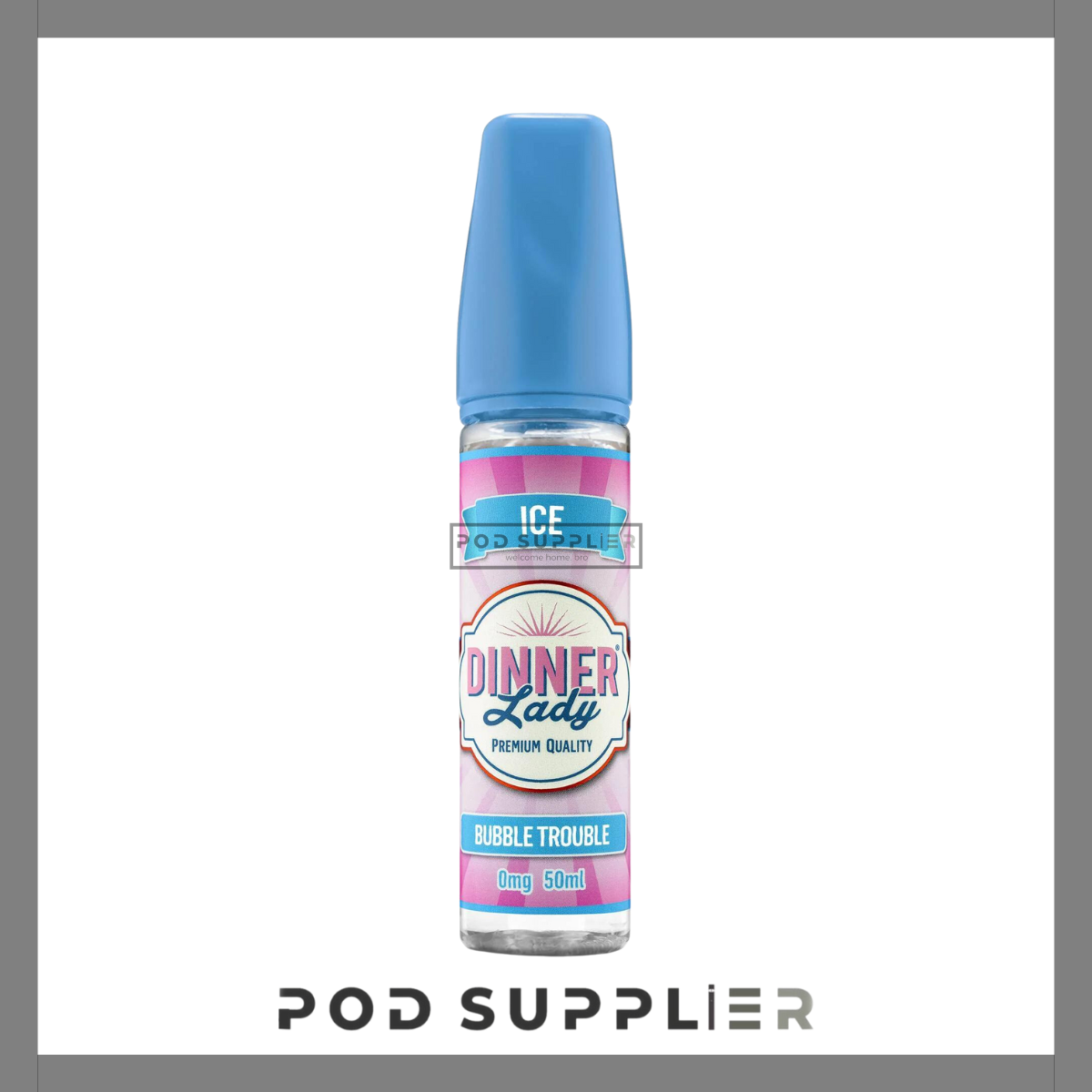  Bubble Trouble Ice ( Kẹo 7 Màu Lạnh ) By Dinner Lady Ice Freebase 60ML 