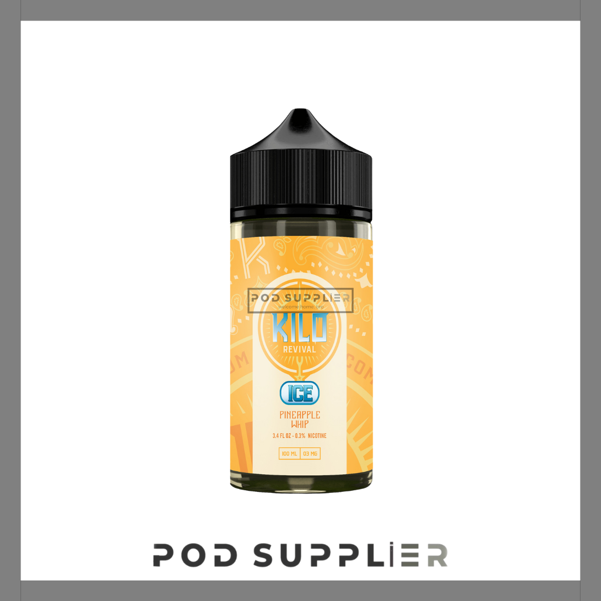  Pineapple Whip Ice ( Kem Dứa Lạnh ) By Kilo Revival TFN Freebase 100ML 