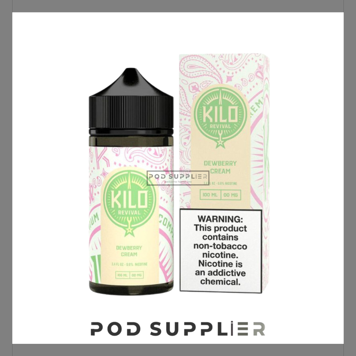  Dewberry Cream ( Kem Dưa Gang Dâu Rừng ) By Kilo Revival TFN Freebase 100ML 