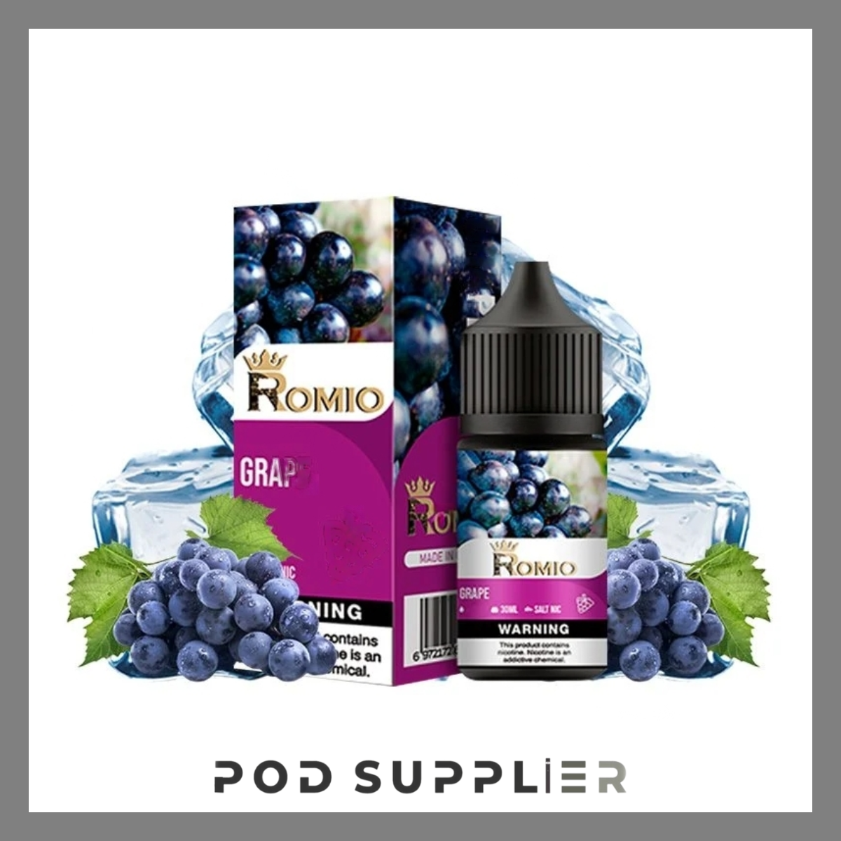  Grape ( Nho Lạnh ) By Romio King Ice Salt Nic 30ML 