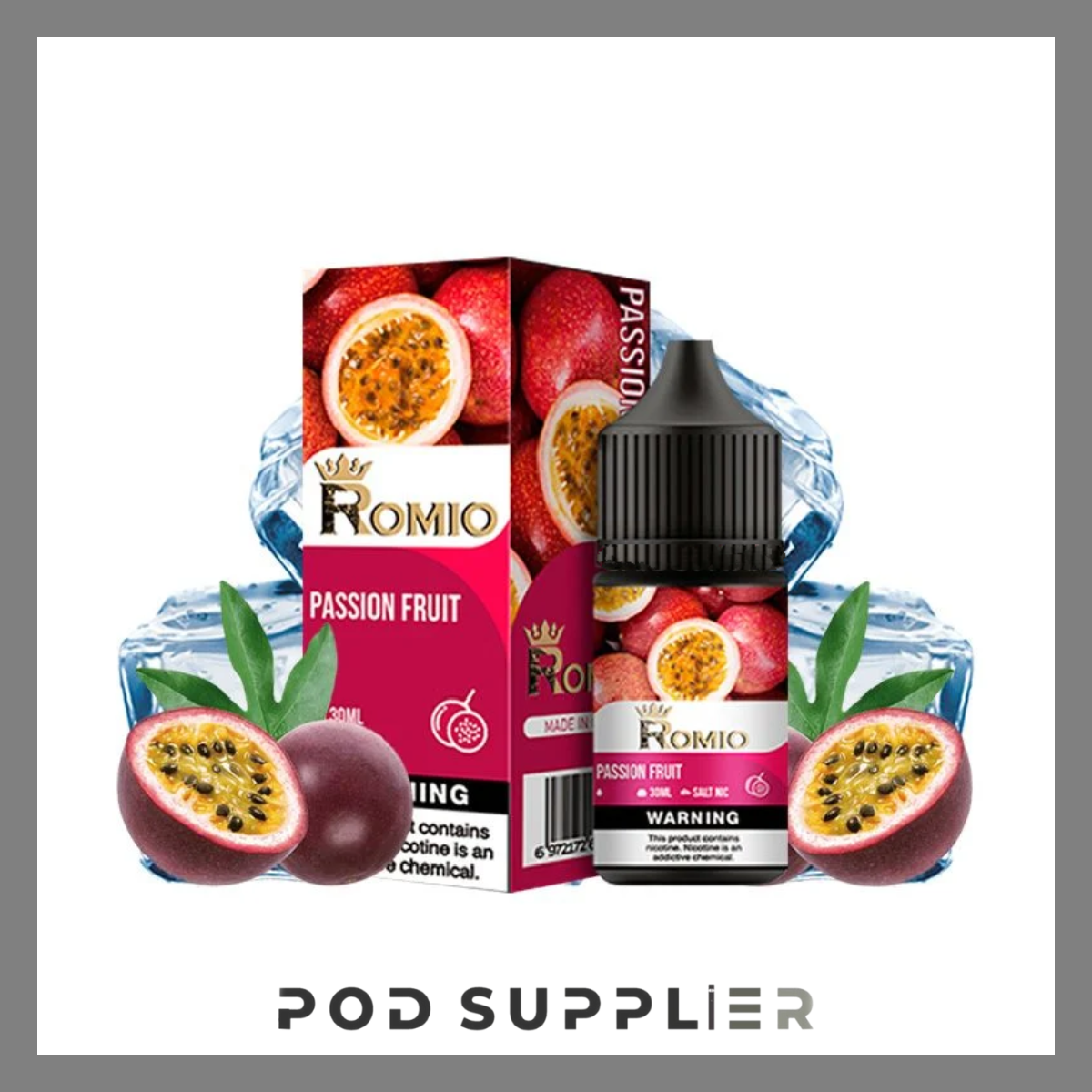  Passion Fruit ( Chanh Dây Lạnh ) By Romio King Ice Salt Nic 30ML 
