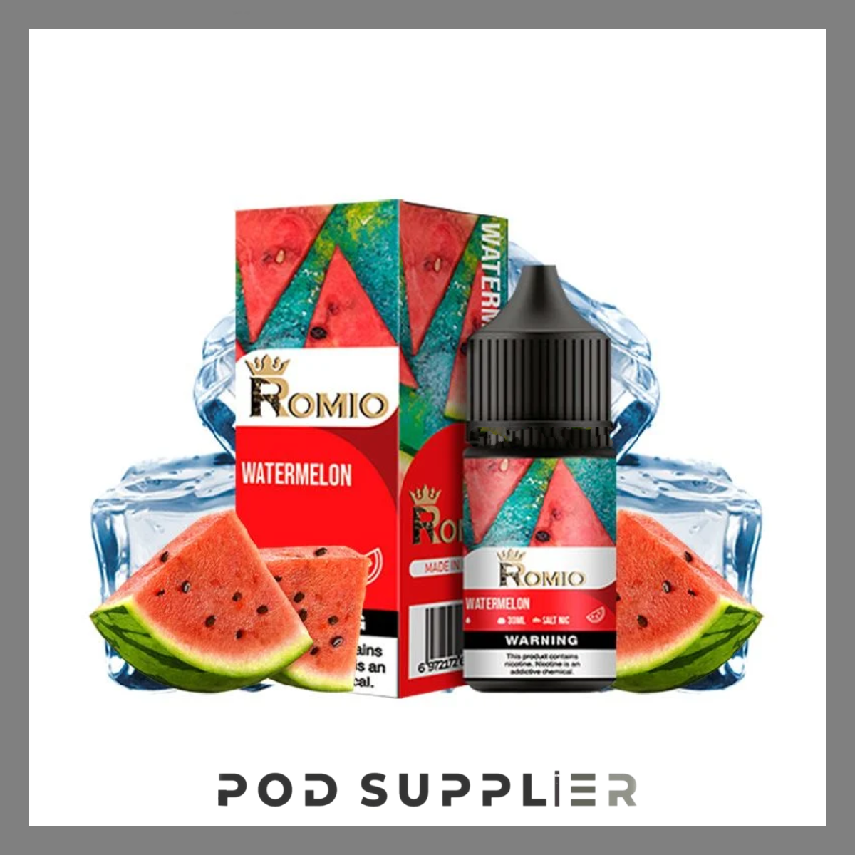  Watermelon ( Dưa Hấu Lạnh ) By Romio King Ice Salt Nic 30ML 