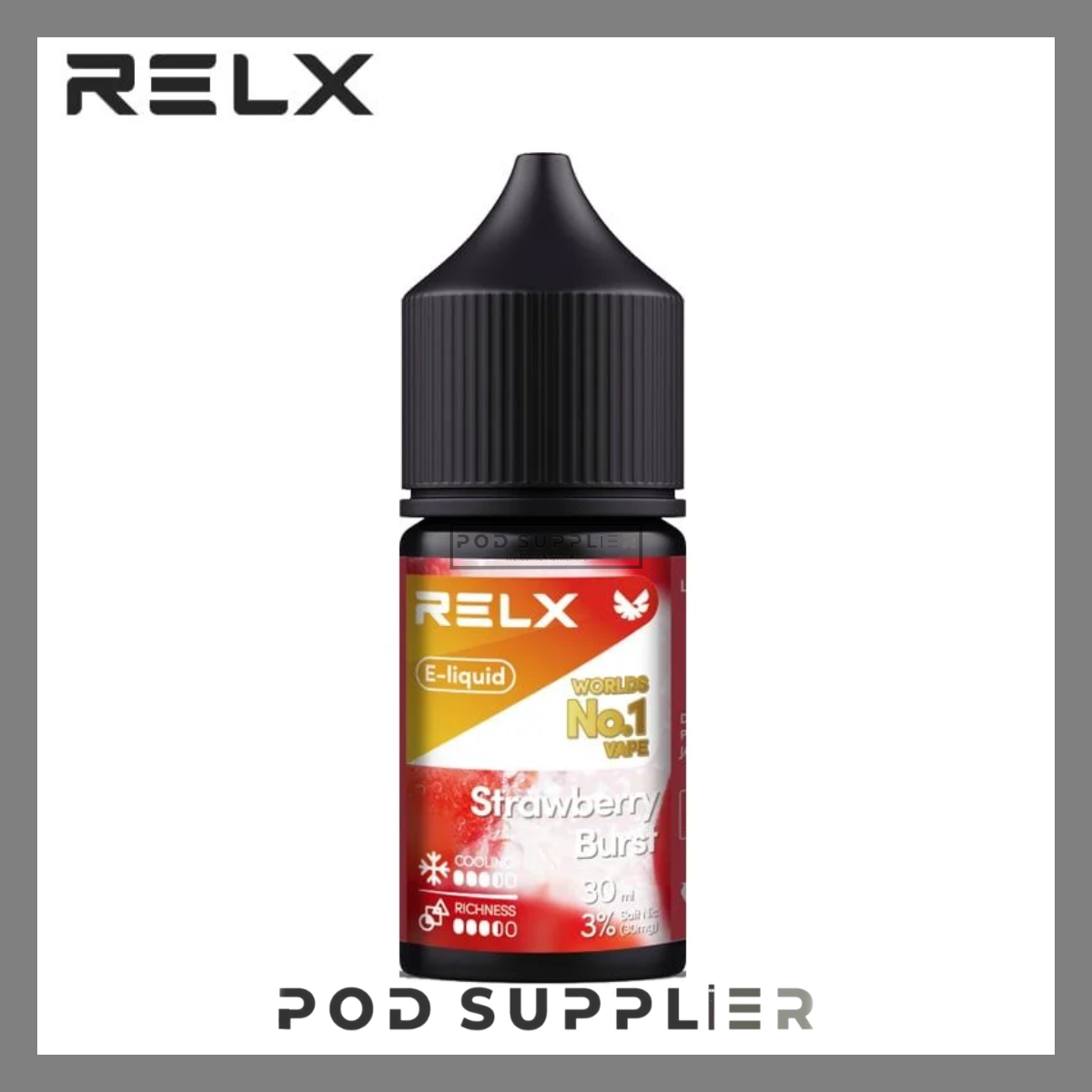  Strawberry Burst ( Dâu Tây Lạnh ) By Relx Salt Nic 30ML 