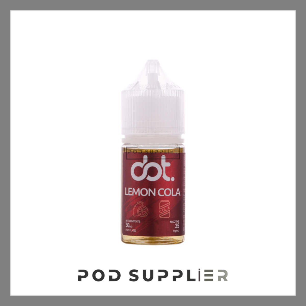  Lemon Cola ( Cola Chanh Lạnh ) By Dot Juice Salt Nic 30ML 