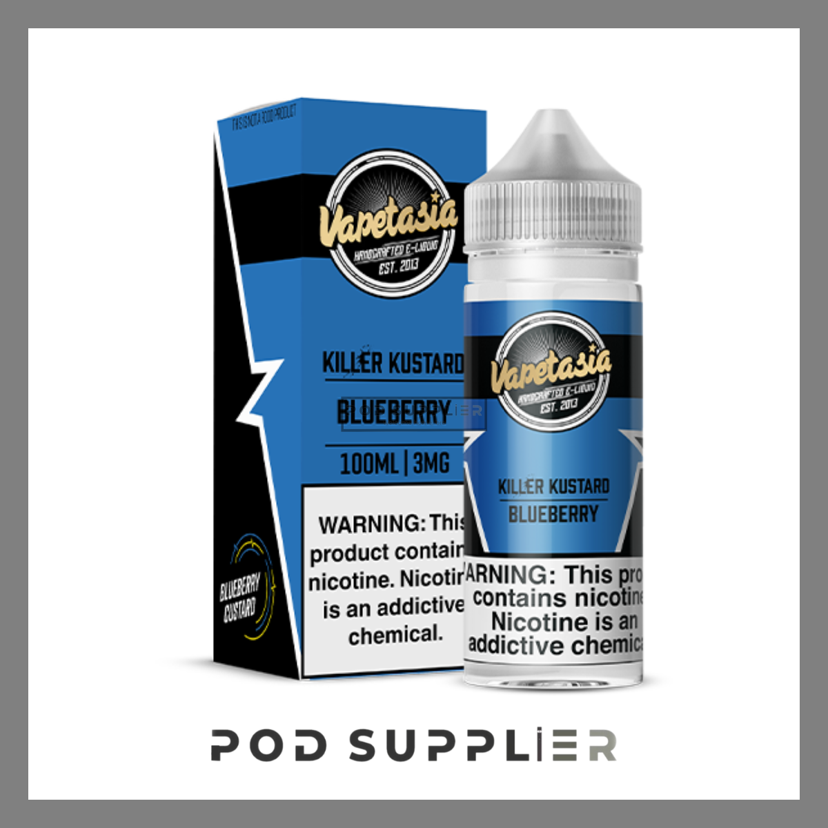  Killer Kustard Blueberry ( Bánh Custard Việt Quất ) By Vapetasia Freebase 