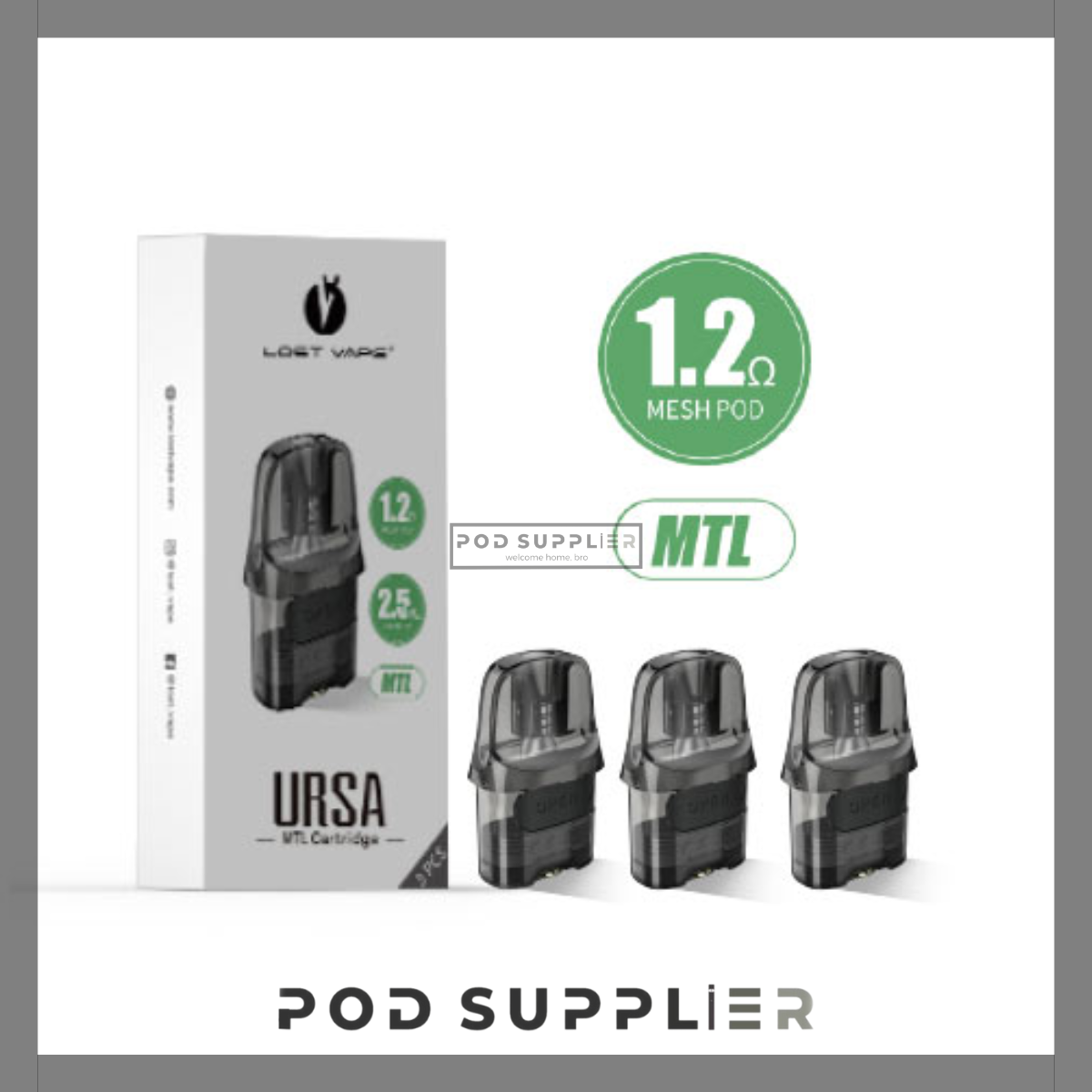  Đầu Pod 1.2ohm thay thế cho Lostvape Ursa Nano Pod System Kit 