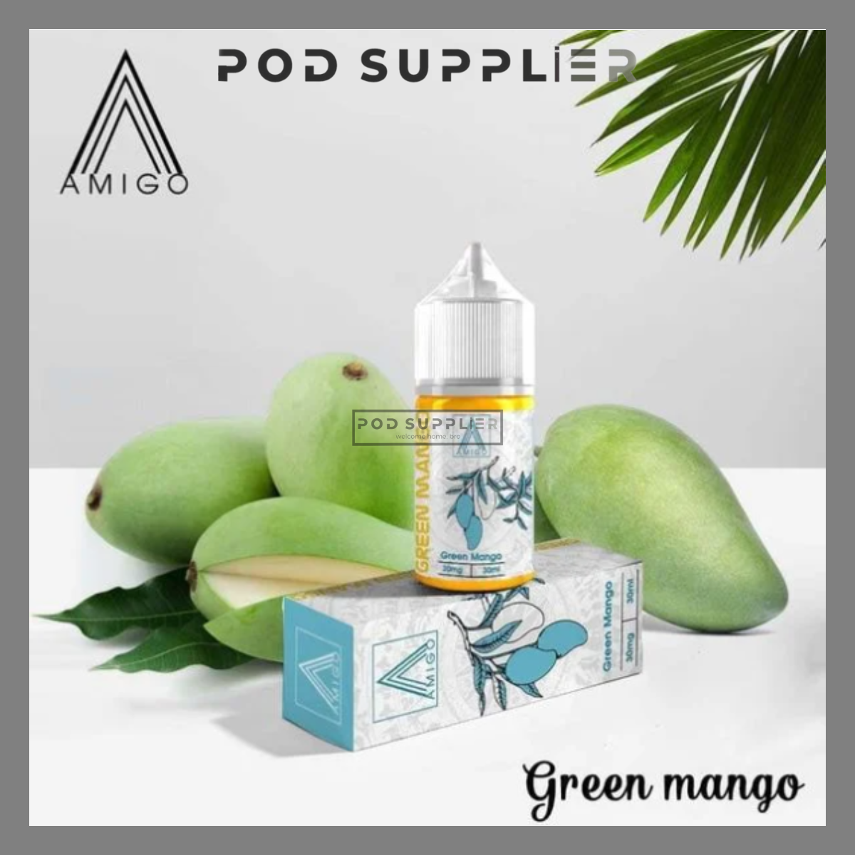  Green Mango ( Xoài Xanh Lạnh ) By Amigo Salt Nic 30ML 